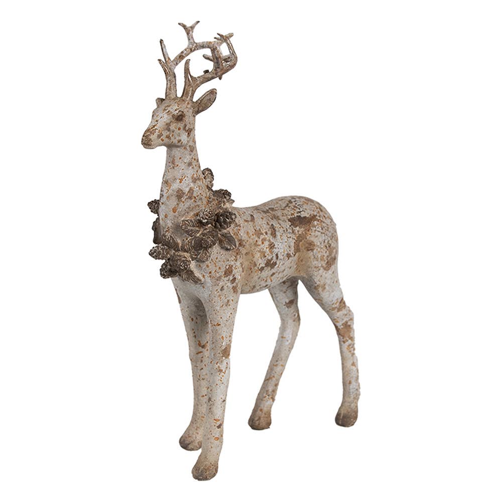 Decoratieve beeldjes set van 2 herten